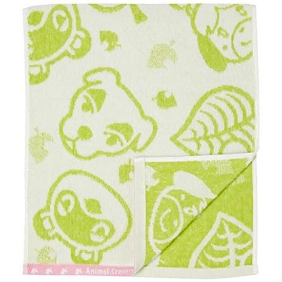 Marushin Face Towel Nintendo Animal Crossing Fun Friends 100 Cotton Antibacterial Odor Resistant Approximately 3480cm