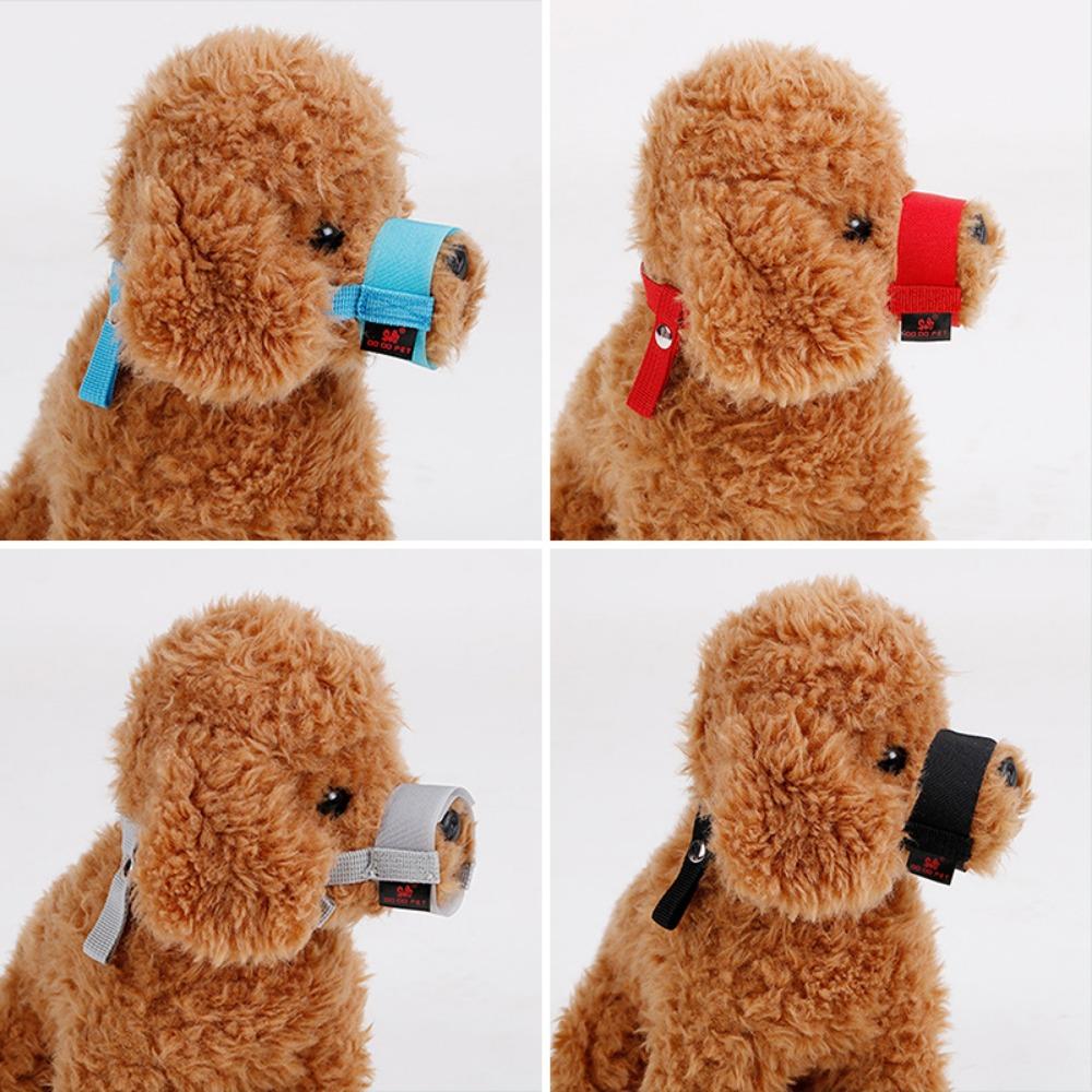 Eating Adjustable Anti-biting Dog Straps Mask Dog Muzzle Puddy Mouth Cover Pet Accessories