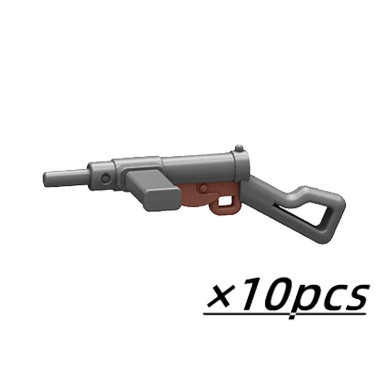 Военный строительный блок Второй мировой войны, фигурка солдата, оружие, игрушечный пистолет, снайпер, автомат, карабин АК, винтовка, аксессуары, армейские кирпичи, модель B081