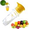 Portable Lemon Squeezer Plastic Resuable Lightweight Juices Reamer Washable Manual Juices Reamer Built In Filter Fruit Tool
