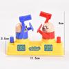 Веселая игра «Удар молотком по человечку» - Двойная битва, Красный/Синий Настольная игра-человечек Для интерактивного ПвП родителя и ребенка