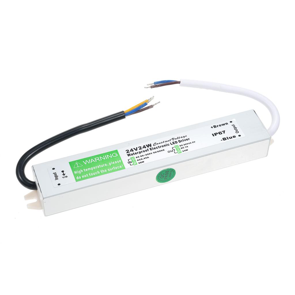 IP67 Водонепроницаемый светодиодный драйвер, переключатель, блок питания, трансформатор, адаптер переменного тока 90 В-250 В в постоянный ток 24 В 50 Вт