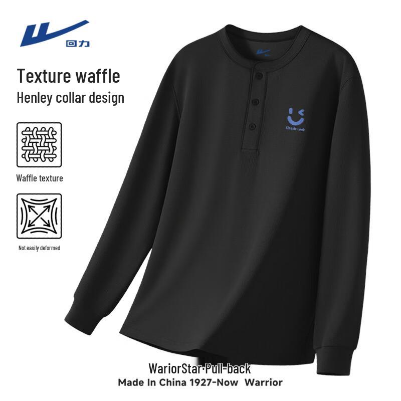 Warrior Men's Waffle Knit Long Sleeve T-Shirt