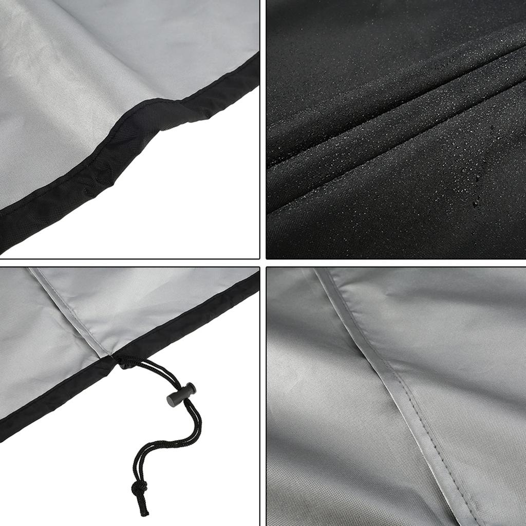 Чехол от пыли для штабелируемого стула, водонепроницаемый чехол для садового стула из ткани Оксфорд 210D с сумкой для хранения, защитный чехол для уличной мебели