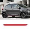 Спортивные боковые юбки из углеродного волокна для KIA Picanto Morning Car Styling Body Decor Sticker, автомобильные аксессуары, виниловые наклейки