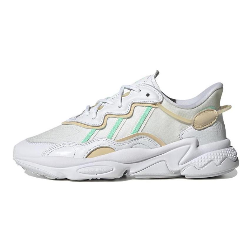 adidas Оригинальные кроссовки Ozweego 'Белый пастельно-зеленый' Женские GW4650