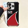 Мягкий чехол для телефона N7 Mass Effect для Xiaomi Poco X7 X8 Pro Max X6 X5 X3 F8 Ultra F7 M8 M7 M5S Redmi 15C 15A 15 14C 13C 12C 13 12