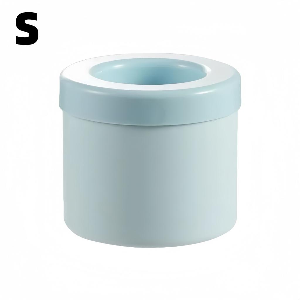 Ice Grid Cube Making Mold Silicone Cylinder Pinch With Lid Ice Bucket For Home Bar Diy Refrigerator Ice Making Easy Demolding