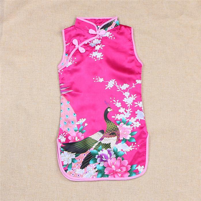 Летние детские костюмы Cheongsam Детские костюмы в китайском стиле