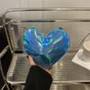 Niche Design Laser Glossy Love Shape Messenger Bag Spring and Summer Popular Chain Shoulder Bag Women