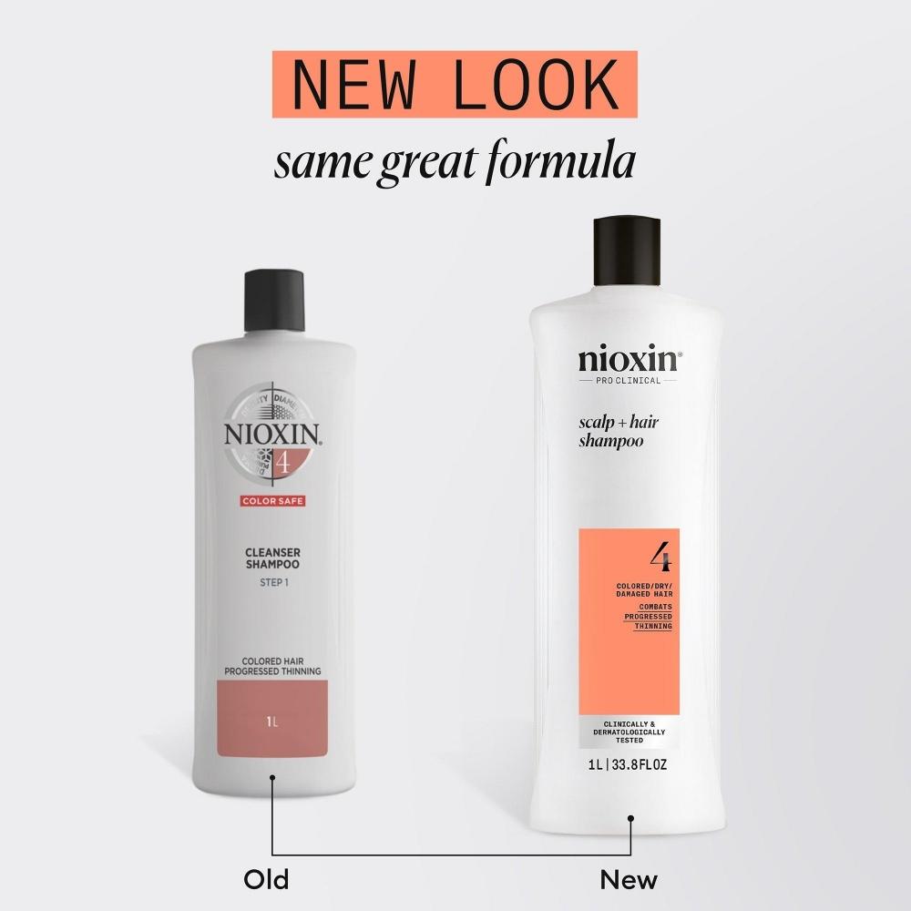 Nioxin Scalp + Hair Thickening System 4 Шампунь 33,8 унции
