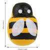 100pcs Small Size Wooden Insect Stickers Ladybugs  Bees Wood Embellishments  Clothing Bag Decor