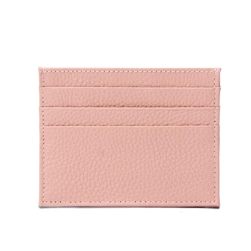 Кошелек из натуральной кожи для водительских прав и кредитных карт – ультратонкий кошелек из коровьей кожи для монет и кредитных карт