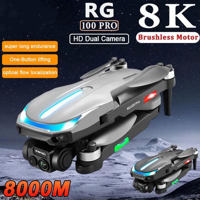 Новый профессиональный дрон RG100Pro, ESC, двойная камера, HD, бесщеточный двигатель, интеллектуальный обход препятствий, аэрофотосъемка, радиоуправляемый самолет, квадрокоптер, игрушки