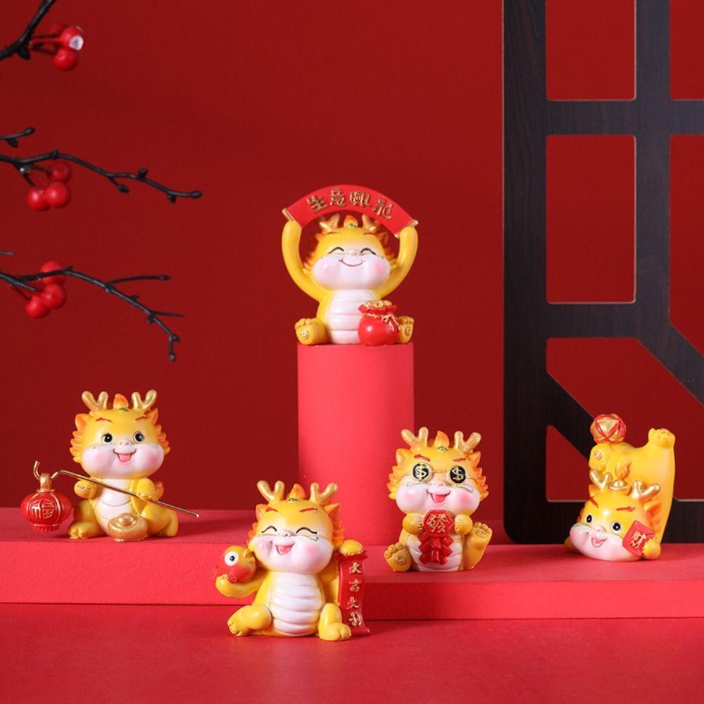 Зодиакальный дракон Дракон Микро Ландшафтные украшения Автомобильные аксессуары