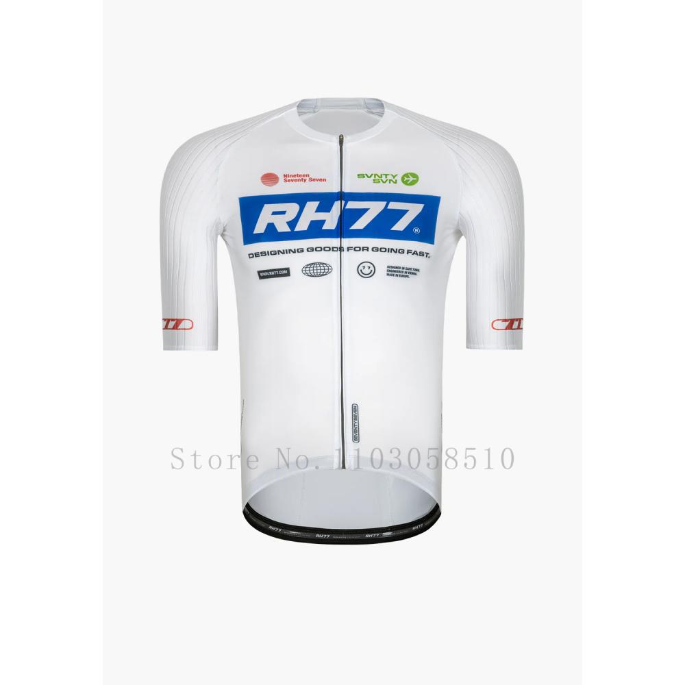 Летняя велофутболка Pro Team RH77 Мужская Дышащая Быстросохнущая Велосипедная одежда Велосипед Горный Maillot Ropa Ciclismo Высокое Качество