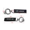 Car Logo Metal PU Leather Car Keychain Ring Auto Accessories For Lexus F-SPORT ES RX NX LS UX LM LX GX LC RZ IS CT GS RC HS