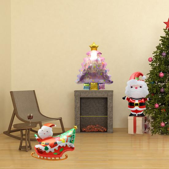 Рождественский воздушный шар яркий цвет надувной Vibe алюминиевая пленка конфета воздушный шар декоративный реквизит для детей