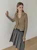 HUNCH Twisted Cardigan & Sleeveless Set (2Color)