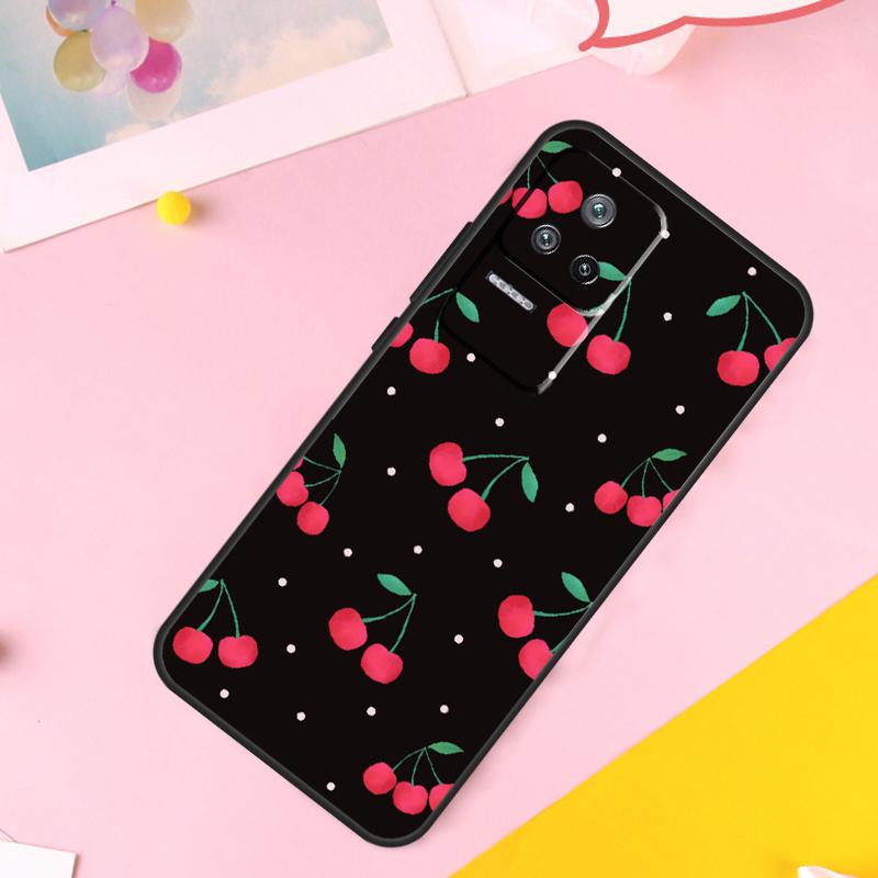 Чехол с узором вишни для Xiaomi 14 Ultra 13 11T 12T 13T Pro 12 Lite POCO X6 Pro M6 X3 X4 X5 M5s F3 F5