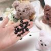 300-1000 шт. Акриловая Искусственная Жемчужная Полубусина Без Отверстия 3-8 мм Черный Распорный Материал Свободные Бусины для DIY Серьги Изготовление Украшений