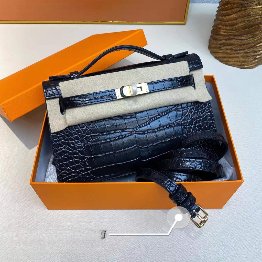 Wholesale New Generation Simple Small Square Bag Single Shoulder Oblique Span Portable First Layer Cowhide Women's Bag Sewing Line