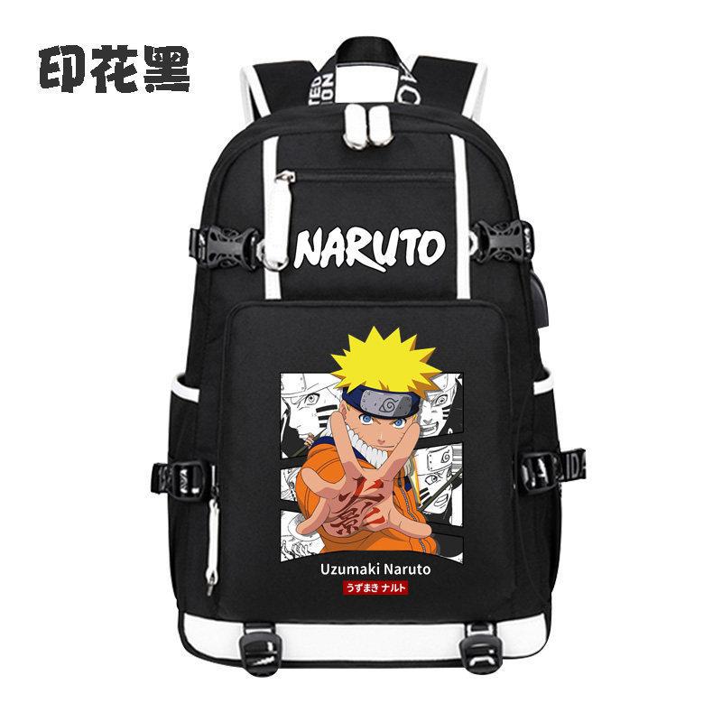 Naruto Anime Backpack Lightweight Ergonomic Lumbar Support Large Capacity for Students