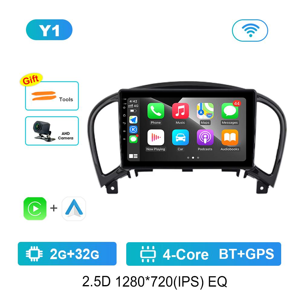 9 '' Car Radio Multimedia Player Android System for Nissan Juke 2010 - 2014 4G Bluetooth Navi GPS IPS Touch Screen DSP Stereo