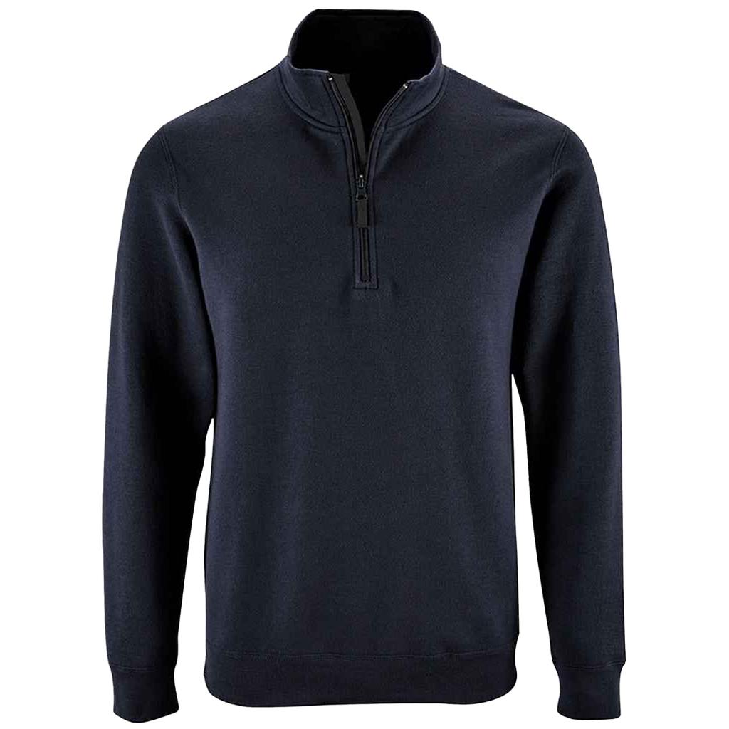 Mens Stan Zip Standing Collar Jumper