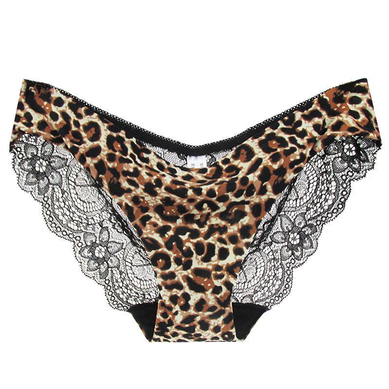 Women's Sexy Lace Panties Seamless Panty Briefs Underwear Breathable Hollow Triangle Underpants