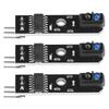 3pcs 1 Channel Infrared Reflection Tracking Sensor Module Smart Car Black White Line Detection