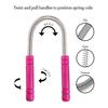 Facial Hair Remover Spring,Threading Hair Removal Removes Hair ,Epilator Stick and Eyebrow Shaping Razor,Cleaning Epilator Stick Beauty Tool