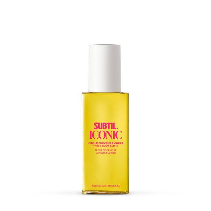 Huile Capillaire - SUBTIL Iconic - 100ml - Vegan - Nourrissant - Parfum Fleur de Camélia