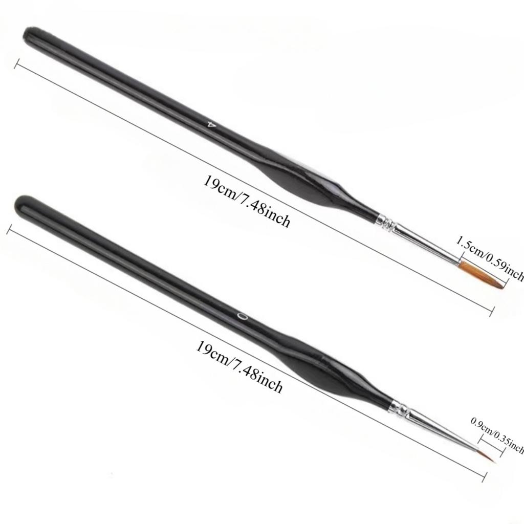 32 Pcs Paint Brushes for Acrylic Painting, Premium Nylon Bristles with Round, Filbert, Flat, Fan, Angle, Fine Detail Brush, Paint Brush Set