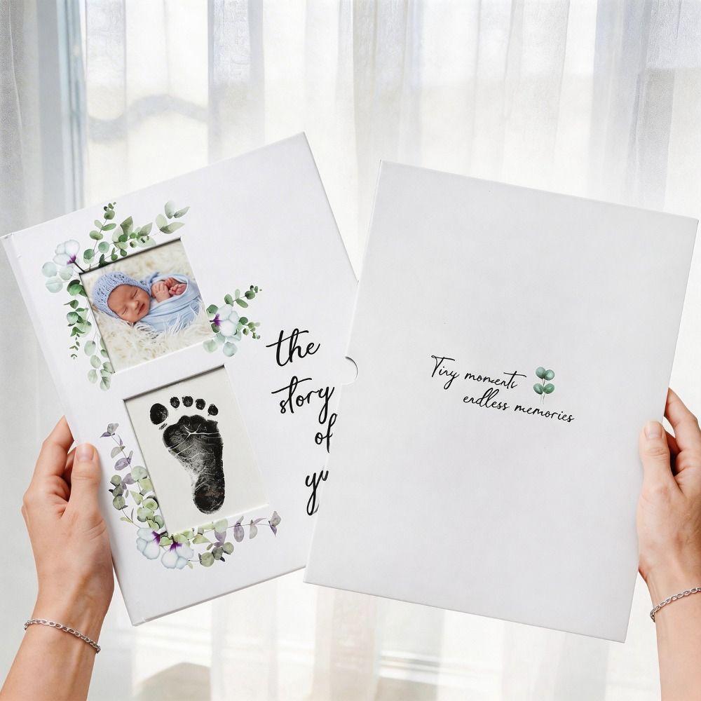 Photo Inserts Baby Milestone Book Simple Design Pregnancy Memory Record Baby Memory Book Keepsake