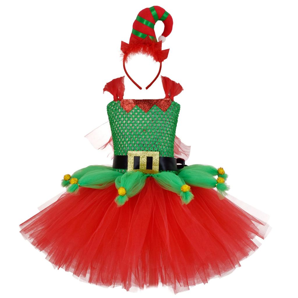 Рождественское платье для девочек, принтованное платье, костюм для ролевой игры ведьмы, костюм для косплея Praty