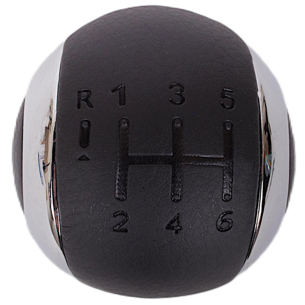Citroen DS3 09-16 DS4 11-15 C4 II 10-18 6-Speed Gear Shift Knob, Chrome