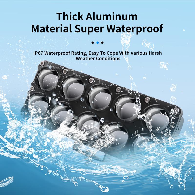 6/8/10 Линза Дополнительный Мотоциклетный Прожектор Рабочие Противотуманные Фары Лампочка Прожектор Фара Дополнительный Электрический Прожектор Для Вождения 12 В