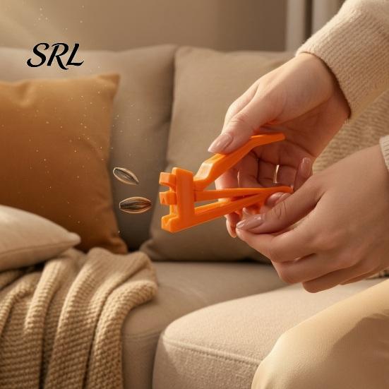 Eco Friendly PLA Seeds Tool Sunflower Peelers Tool, 3D Printed Nut Cracker, Manual Shelling Artifact Easy Ergonomic Melon Opener for Home Safe Kids
