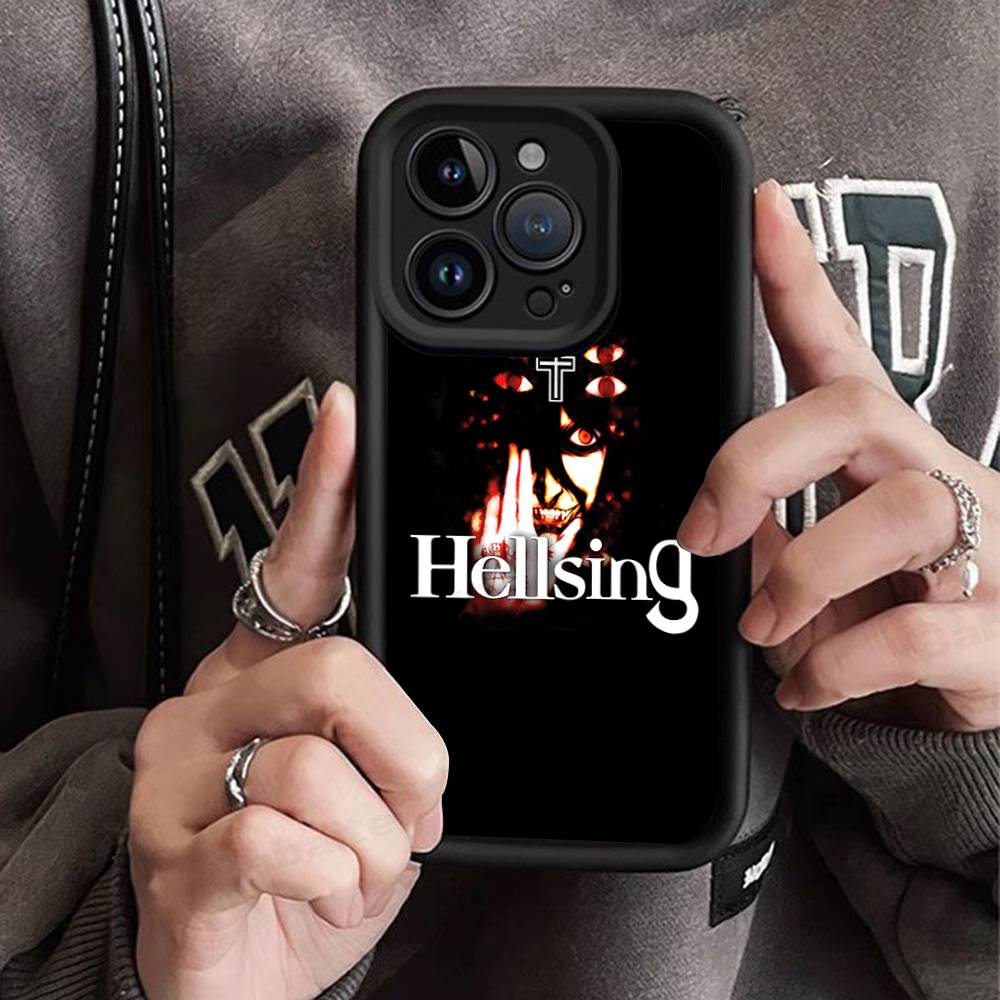 H-Hellsing Аниме Крутой Для iPhone 17 16 15 14 13 12 11 Pro Max Plus Чехол для Телефона