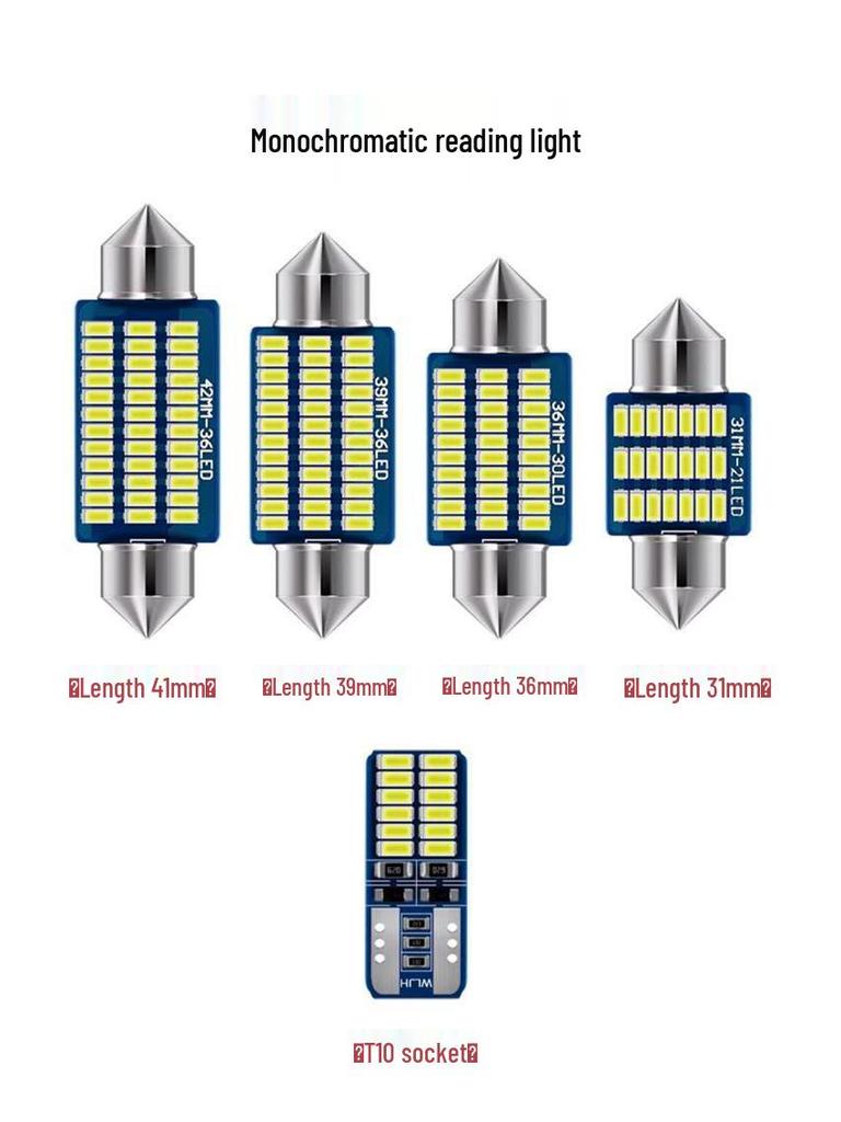 Compatible with Toyota Highlander 2009-2014, this LED light serves as a reading, interior, and roof light for interior lighting enhancements.