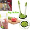 Adjustable Bag Holder with Clip Non Slip Hand Free Bag Rack Stand Ziplock Bag Bracket Food Storage Bags Holder Kitchen Gadget