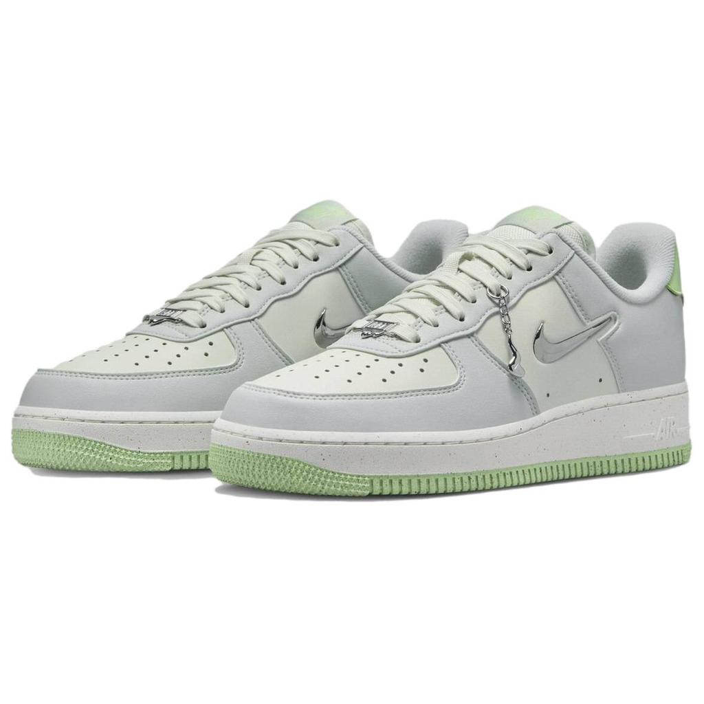 Новые женские кроссовки Nike Air Force 1 Low '07 Se Next Nature Sea Glass Vapor Green Liquid Metal FN8540-001