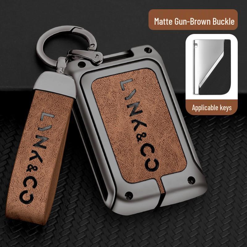 Совместимый металлический чехол для ключа автомобиля Lynk&Co 010203+05+0609
