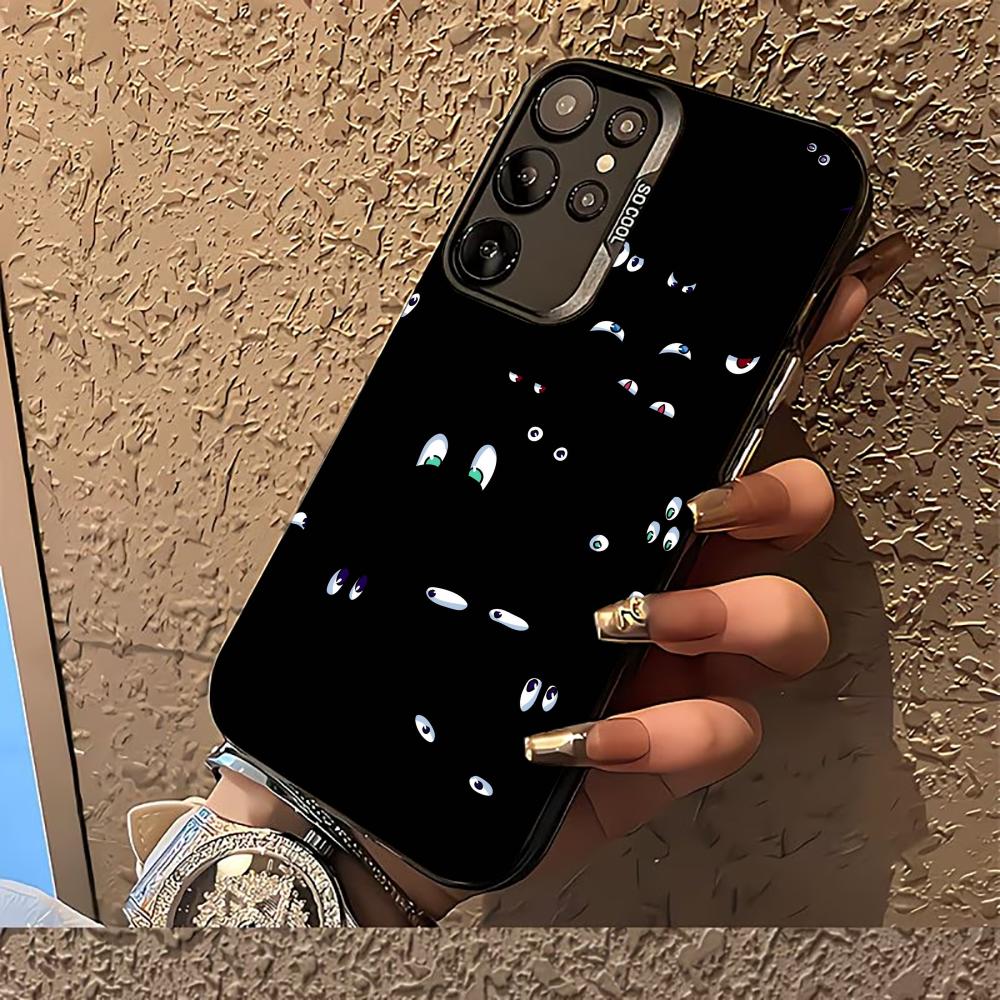Маленькие глаза Премиум Изысканный Легкая Роскошь Чехол для Телефона PhoneCase для Samsung Galaxy S26 S25 S24 S23 S22 S21 FE Ultra Plus