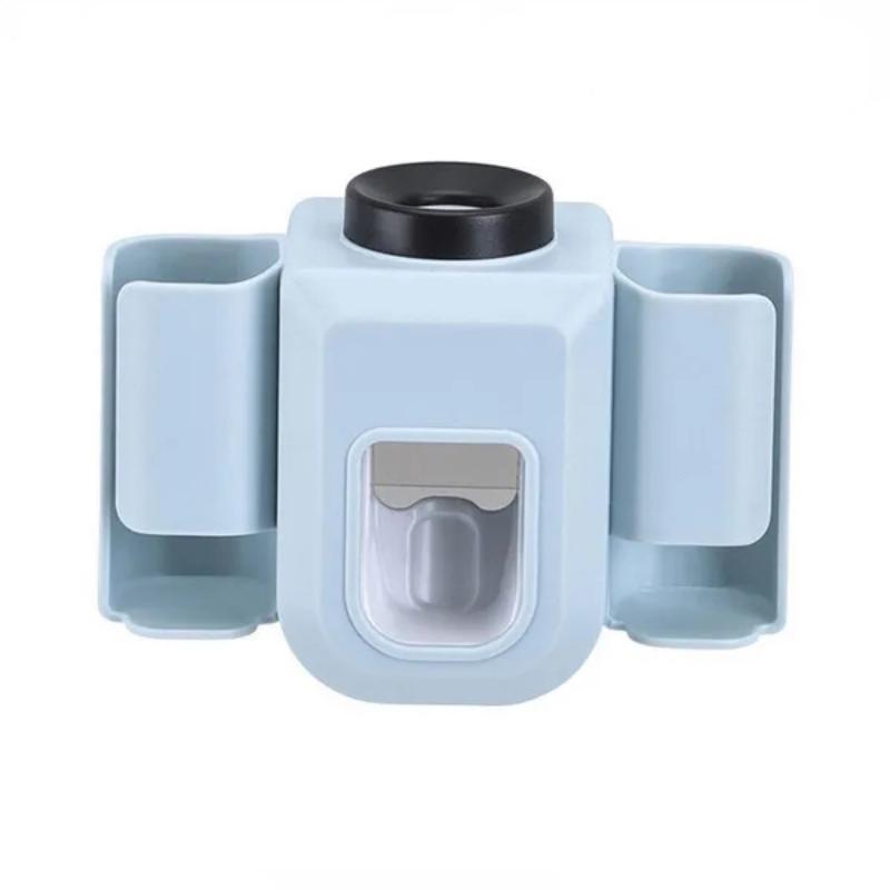 Держатель для электрической зубной щетки, настенный органайзер с двойным отверстием, органайзер для зубной щетки, подставка для зубной щетки, соковыжималка для зубной пасты, аксессуары для ванной комнаты, без удара