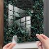 10pcs/set Bathroom PVC Fake Marble Tile Sticker Crystal Wall Sticker Self-adhesive