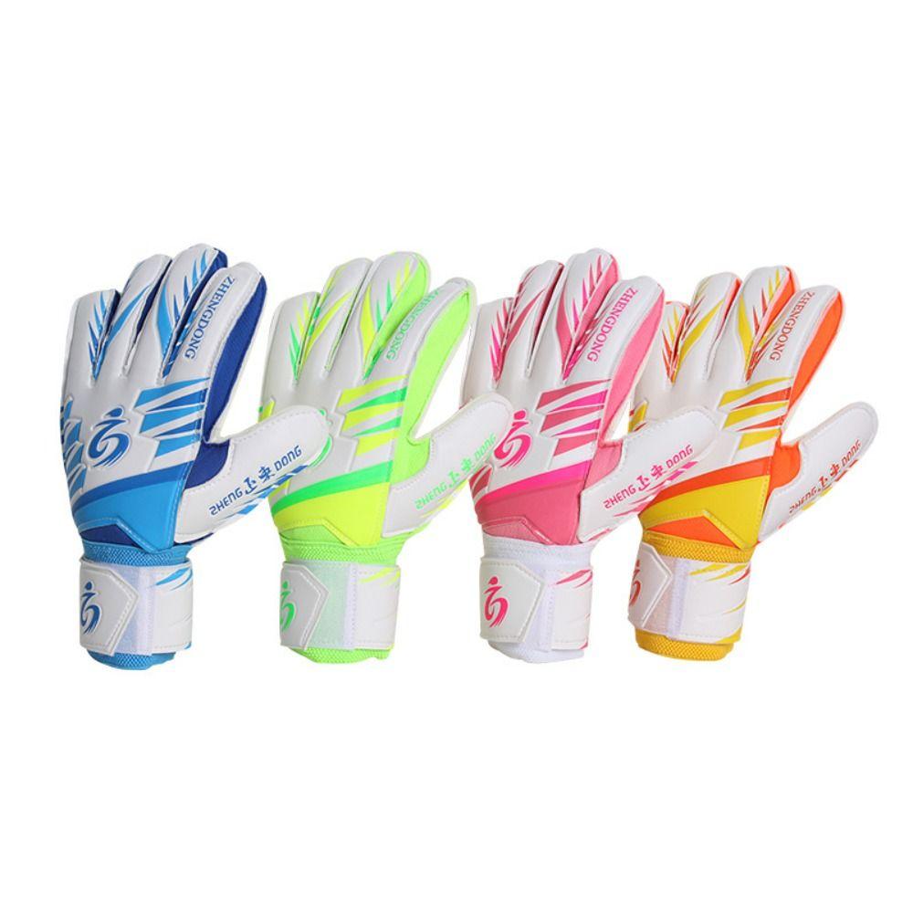 1 Pair of Excellent Football Gloves Anti-slip Goalkeeper Training Gloves Play Soccer