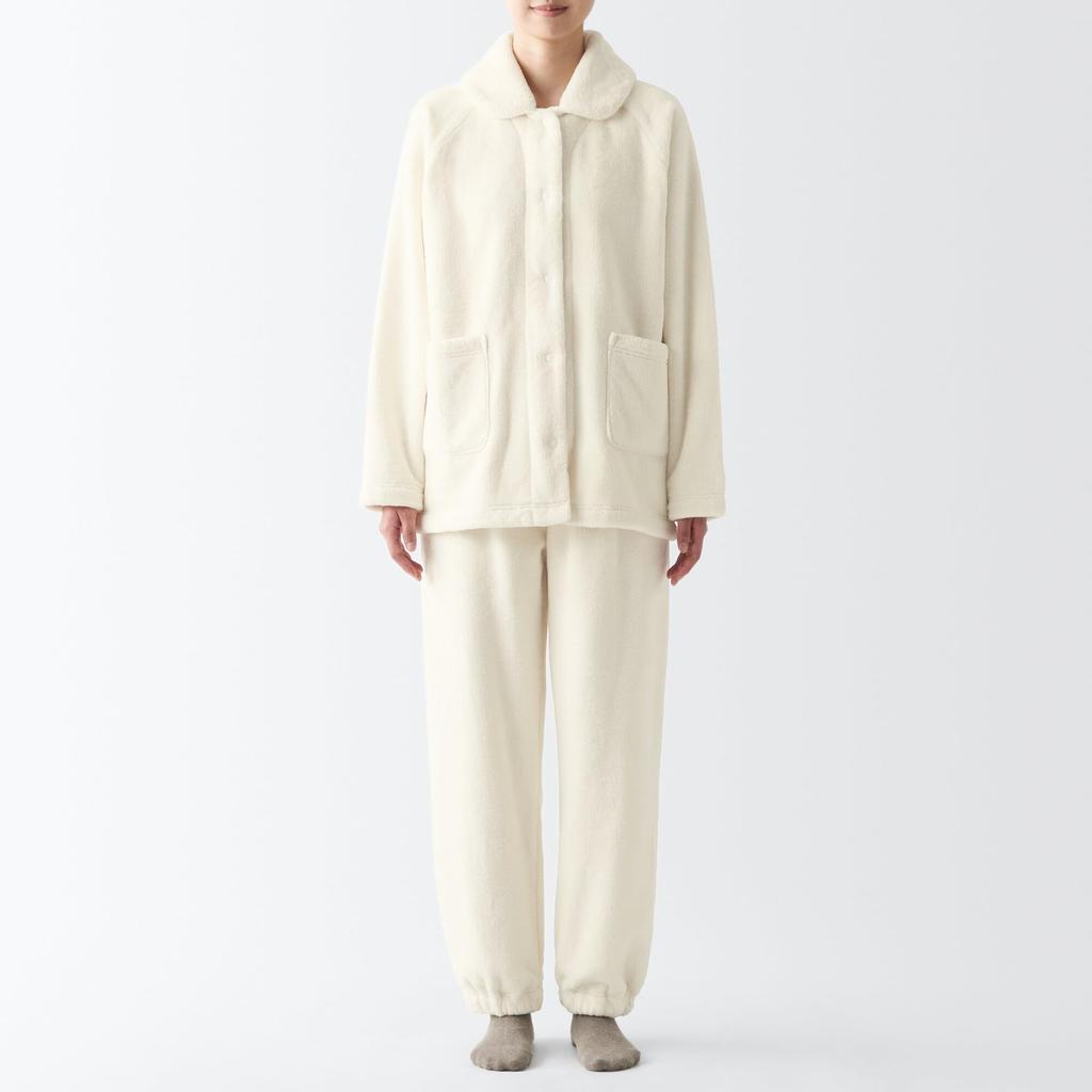 MUJI Одеяло, вызывающее статическое электричество S Женское не электризуется, Пижама, Женское, FD1I9A4A, Слоновая кость, Женское