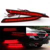 2Pcs Rear Bumper Reflector Tail Brake Light For Honda Accord 9Th 2014-2016